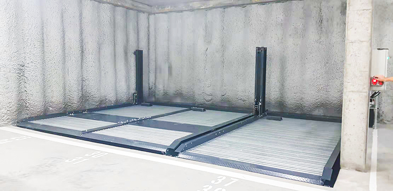 地坑式停車提高停車效率，還能省下不少空間